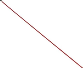 DeLOCK Edelstahl Kabelbinder, 4.6mm, 500mm, rot, 10 Stück