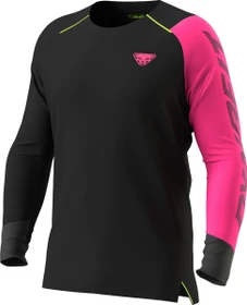 Dynafit DNA Laufshirt langarm pink glo (Herren)
