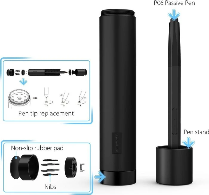 XP-Pen Deco 02, schwarz