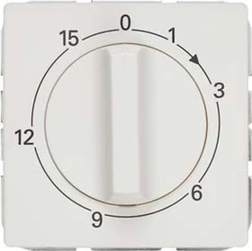 Siemens DELTA style Abdeckungsplatte für Zeitschaltuhr 15min, titanweiß