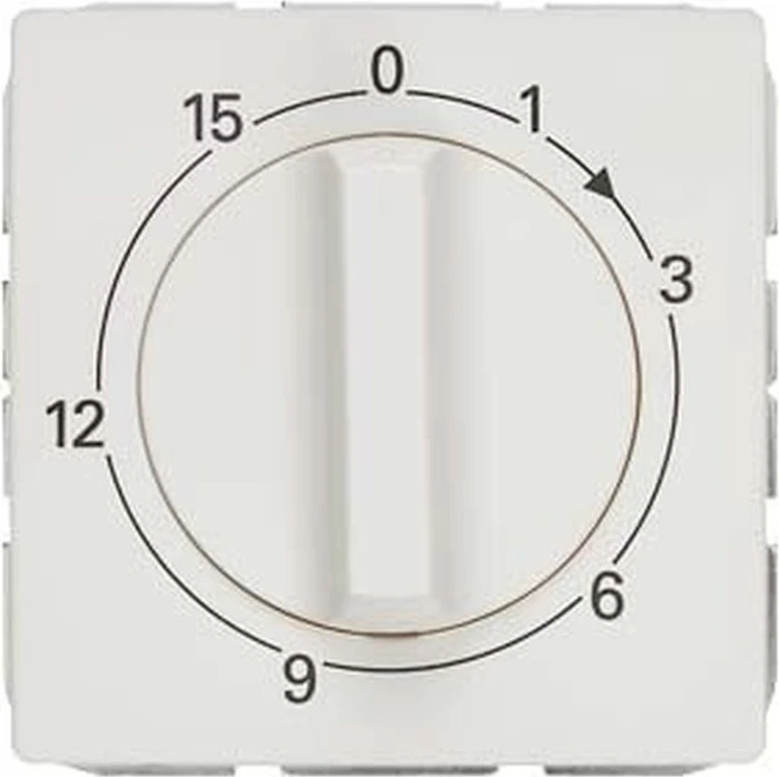 Siemens DELTA style Abdeckungsplatte für Zeitschaltuhr 15min, titanweiß