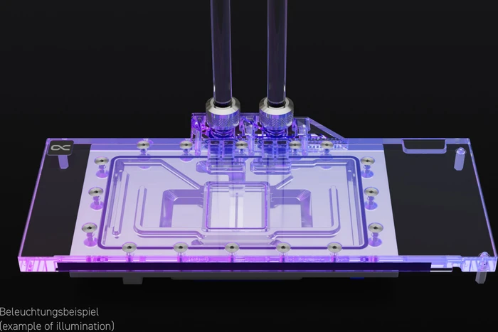 Alphacool Eisblock Aurora Acryl AMD Radeon RX 7900XTX Reference mit Backplate