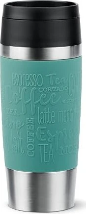Emsa Travel Mug Classic Coffee and Tea Isolierbecher 360ml petrol