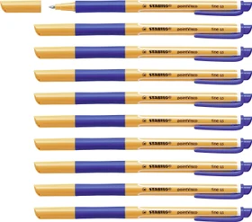 STABILO pointVisco Tintenroller (Mine) blau/orange, 10er-Pack