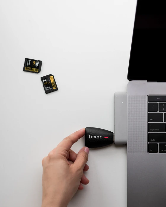 Lexar 2-in-1 USB 3.1 Multi-Kartenleser, USB-A 3.0 [Stecker]