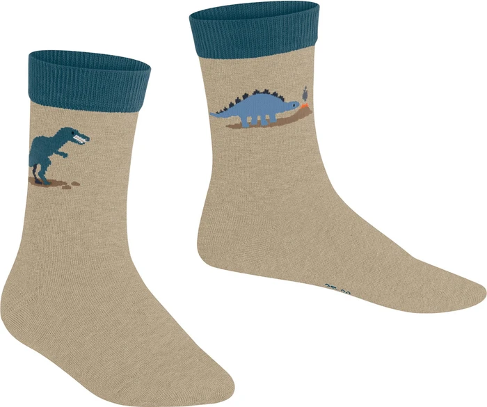 Falke Dinosaurs Socken sand mel. (Junior)