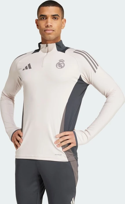 adidas Real Madrid Tiro 24 Competition Funktionsshirt langarm putty mauve/grey/charcoal (Herren)