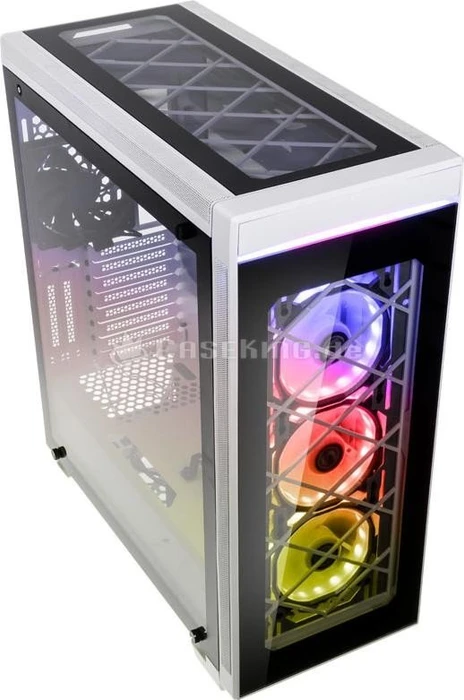 Lian Li Alpha 550W weiß, Glasfenster