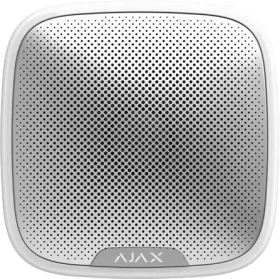Ajax StreetSiren weiß, Funk-Außensirene