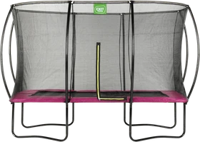 Exit Toys Silhouette mit Sicherheitsnetz 214x305cm Trampolin rosa