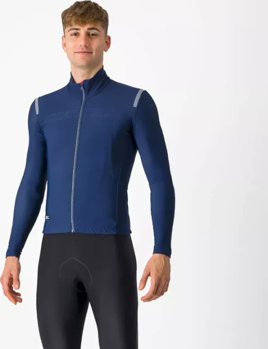 Castelli Tutto Nano RoS Trikot langarm belgian blue (Herren)