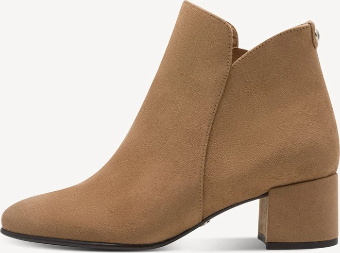 Tamaris Essentials Leder Stiefelette beige (Damen)