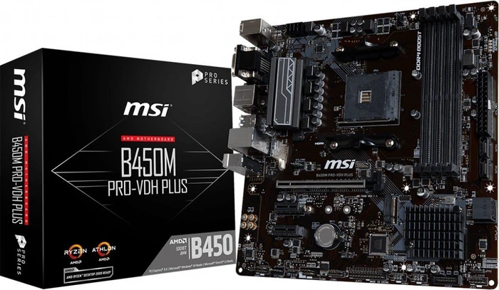 MSI B450M Pro-VDH Plus (AMD AM4)