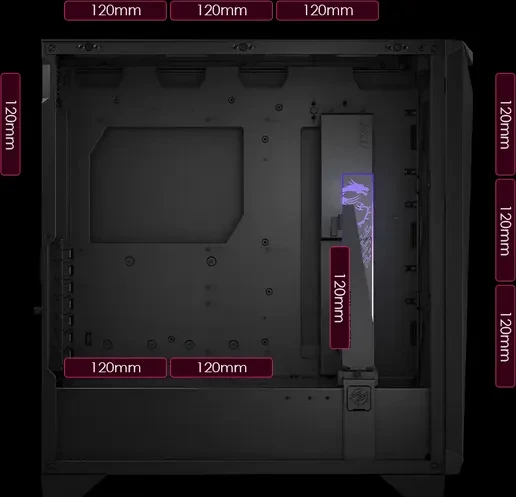 MSI MPG Gungnir 300R Airflow, schwarz, Glasfenster