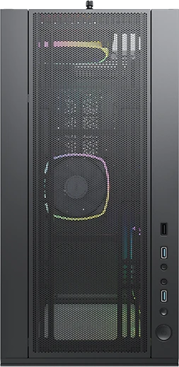 Montech Sky Two, schwarz, Glasfenster