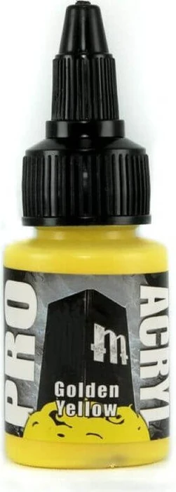 Monument Hobbies Pro Acryl Paints 006 golden yellow, 22ml