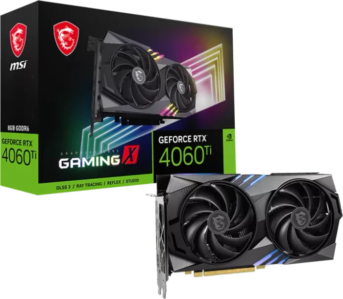 MSI GeForce RTX 4060 Ti Gaming X 8G, 8GB GDDR6, HDMI, 3x DP