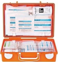 Söhngen Erste-Hilfe-Koffer Chemie & Physik SN-CD orange