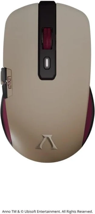 Lexip x Ubisoft Flex Wireless Mouse mit 3D Joystick inkl. Mousepad, Anno 117 Edition: Pax Romana, USB
