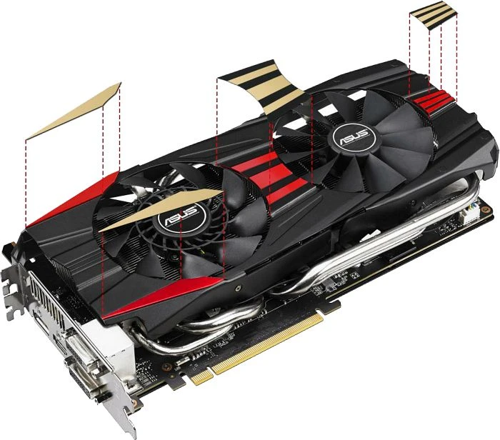 ASUS GeForce GTX 780 Ti DirectCU II OC, GTX780TI-DC2OC-3GD5, 3GB GDDR5, 2x DVI, HDMI, DP