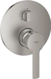 Grohe Lineare Einhandbatterie mit 3-Wege Umstellung supersteel
