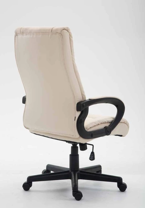 CLP Sparta XL Kunstleder Bürostuhl, creme