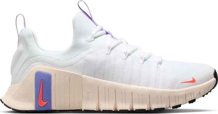 Nike Free Metcon 6 white/violet mist/chalk/hot lava (Damen)