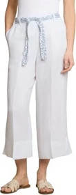 Tom Tailor Culotte mit Leinenanteil Hose weiß (Damen)