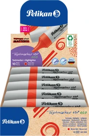 Pelikan Textmarker 490 eco neonrot, 10er-Pack