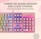 Razer Huntsman Quartz Pink, Razer Clicky Optical PURPLE, USB, US Vorschaubild