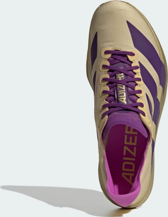 adidas Adizero Adios Pro 4 sand/rich purple/gold metallic (Herren)