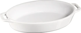 Zwilling Staub Ceramique Auflaufform oval 28x16.5cm weiß