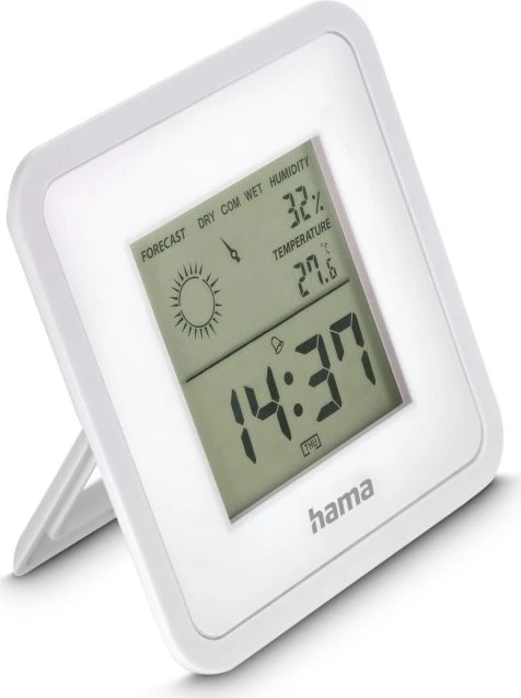 Hama Borneo Hygrometer-Temperaturstation weiß, digital
