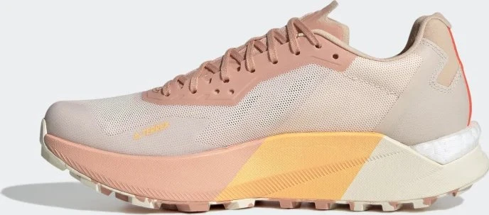 adidas Terrex Agravic Ultra wonder white/gold metallic/acid orange (Damen)