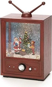 Konstsmide Motiv Fernseher Weihnachtsmann LED warmweiß