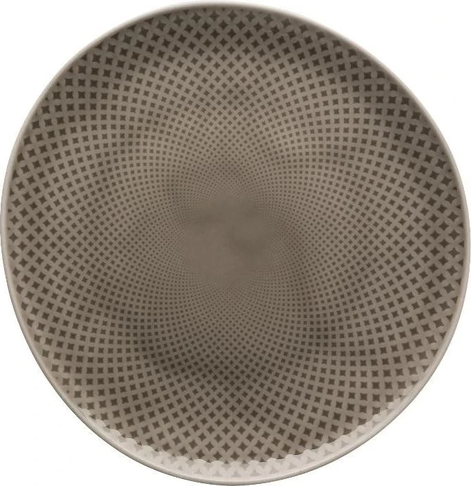 Rosenthal Junto Pearl Grey Porzellan Teller flach 22cm