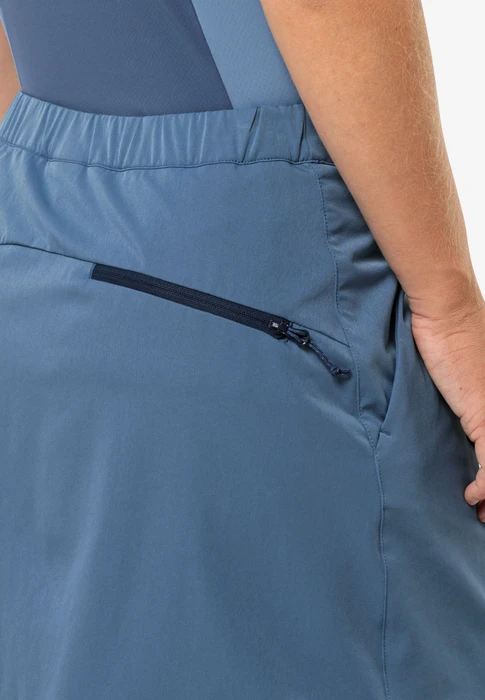 Jack Wolfskin Hiking Alpine Skort kurz elemental blue (Damen)