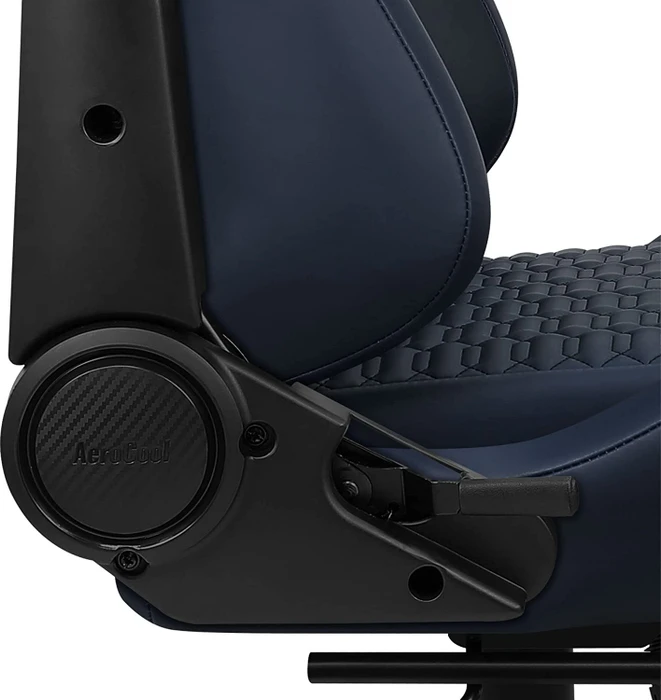 AeroCool ROYAL Leatherette Navy Blue Gamingstuhl, dunkelblau