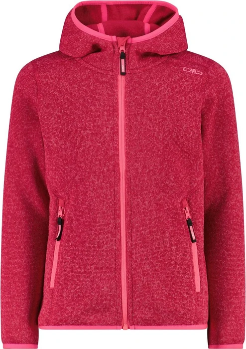 CMP Knit-Tech Meliert Fleece Jacke magenta/lighter (Junior)