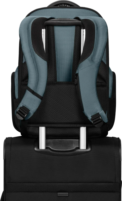Samsonite Pro-DLX 6, Rucksack, expandable, 15.6", Dusty Blue