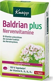 Kneipp Baldrian plus Nervenvitamine Dragees, 40 Stück