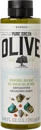 Korres Pure Greek Olive & Sea Salt Shower Gel, 250ml