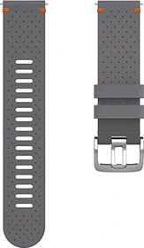 Polar Perforiertes Leder Armband 22mm grau