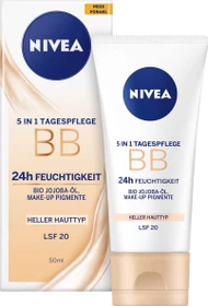 Nivea 5in1 BB getönte Tagescreme für helle Hauttypen LSF20, 50ml