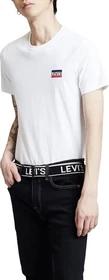 Levi's Crewneck Graphic 2er-Pack T-Shirt kurzarm sportswear white/mineral black (Herren)