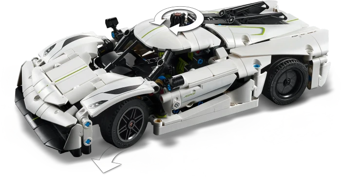 LEGO Technic - Koenigsegg Jesko Absolut Supersportwagen weiß