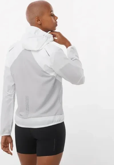 Salomon Bonatti Cross Wind Funktionsjacke white/gray violet (Damen)