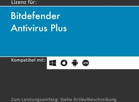 BitDefender AntiVirus Plus 2026, 1 User, 1 Jahr, ESD (deutsch) (PC)