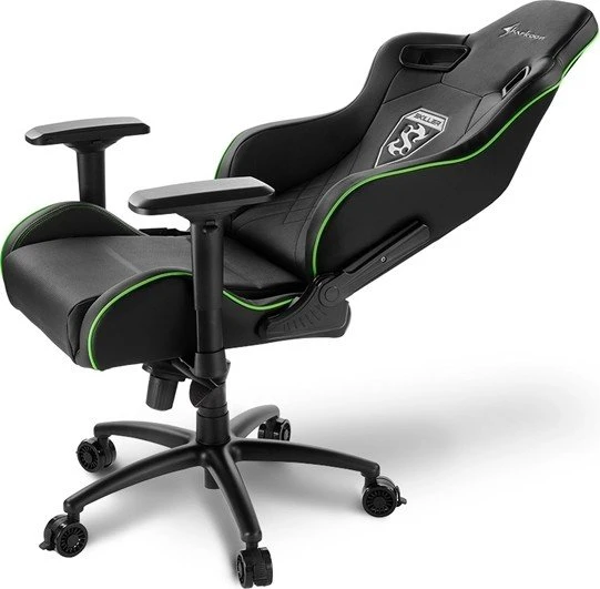 Sharkoon Skiller SGS4 Gamingstuhl, schwarz/grün