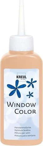 Kreul Window Color Glasmalfarbe, pfirsichrosa, 80ml